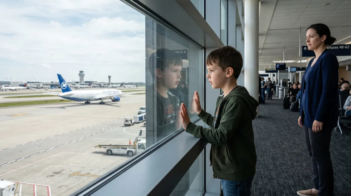 deep science questions kids ask — child asking a parent about how an airplane flies