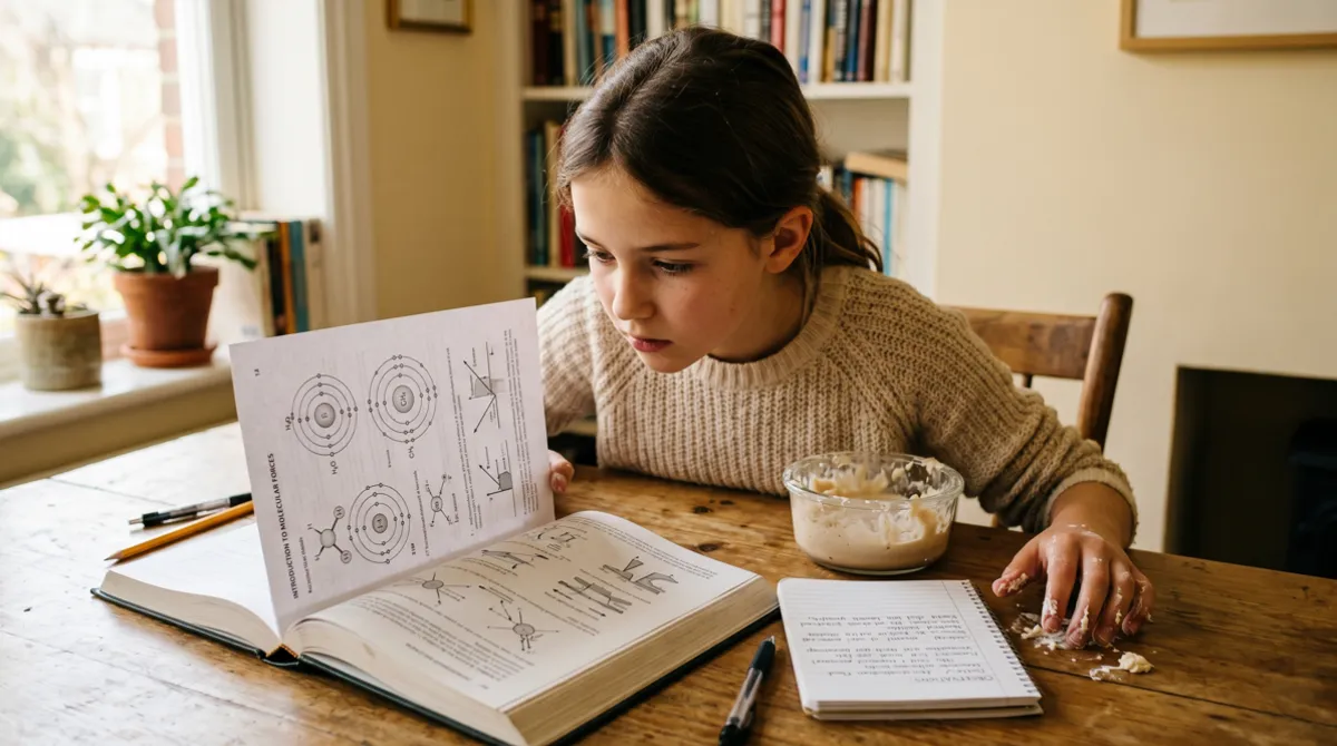 engagement vs accuracy in science — child engaged with accurate scientific explanation and real vocabulary