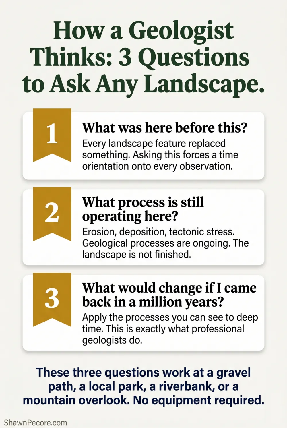 how geologists teach kids, the cognitive tools working geologists use and how to apply them