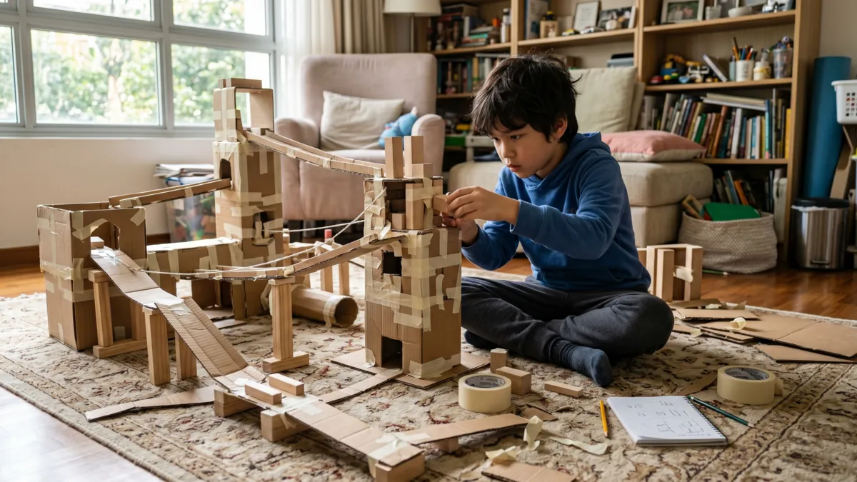 how much can elementary students handle, child engaged in complex hands-on science problem solving