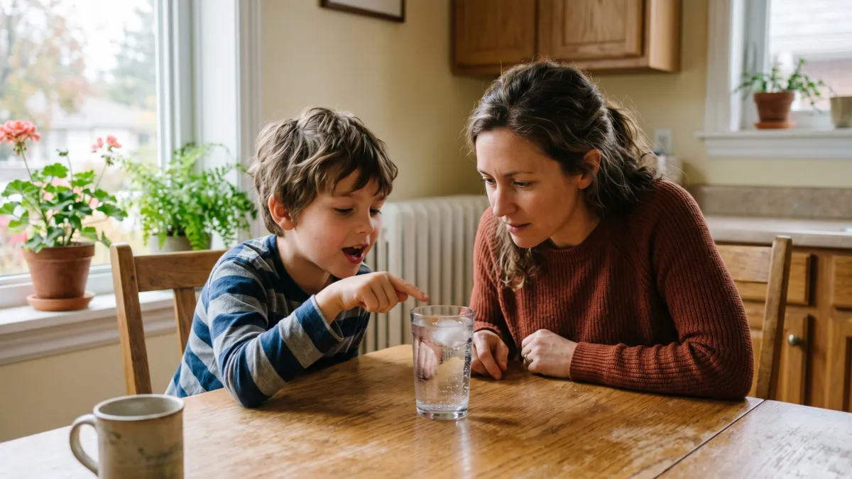 why do kids ask so many questions, parent and child investigating a science question together at home